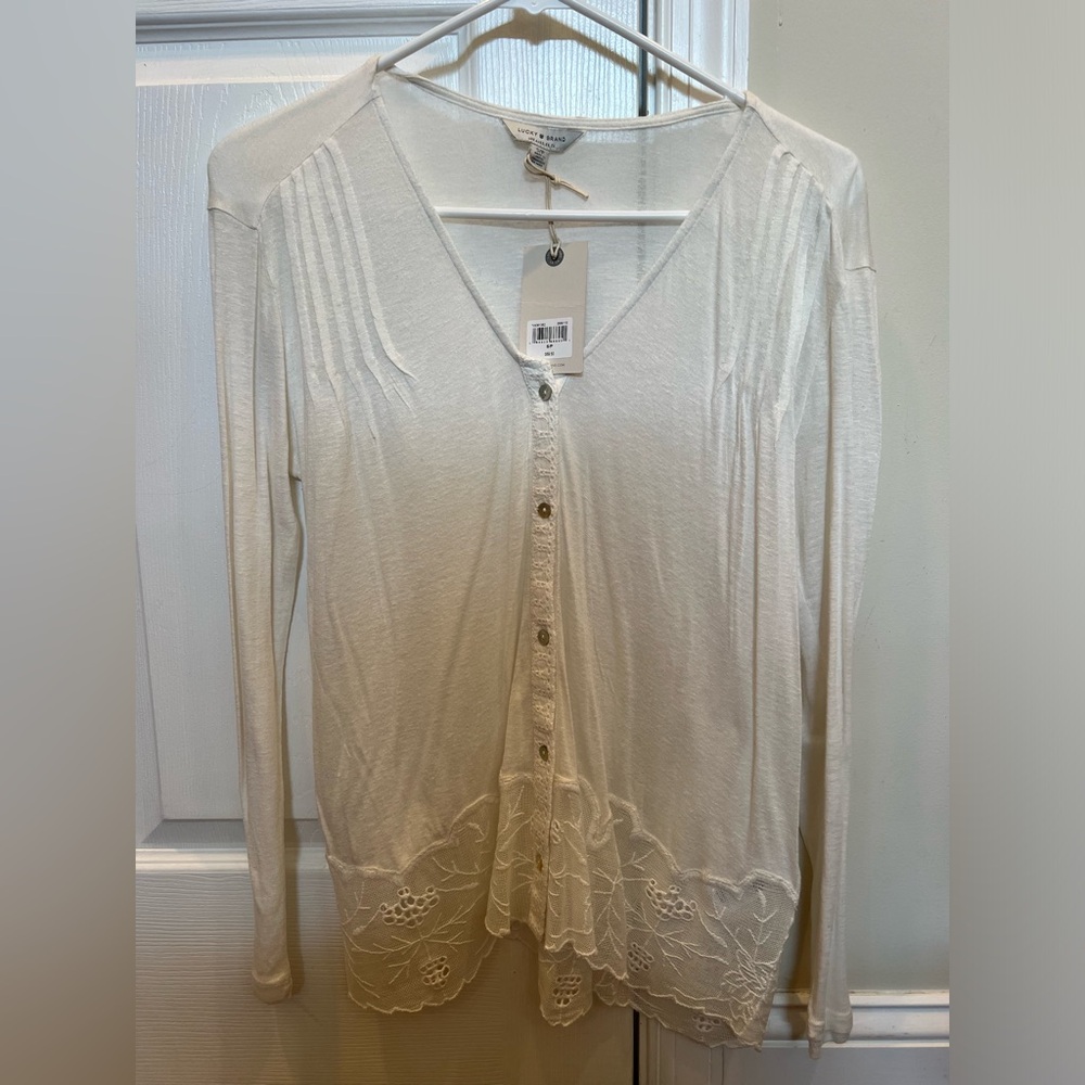 BRAND NEW Lucky Brand Long sleeve top